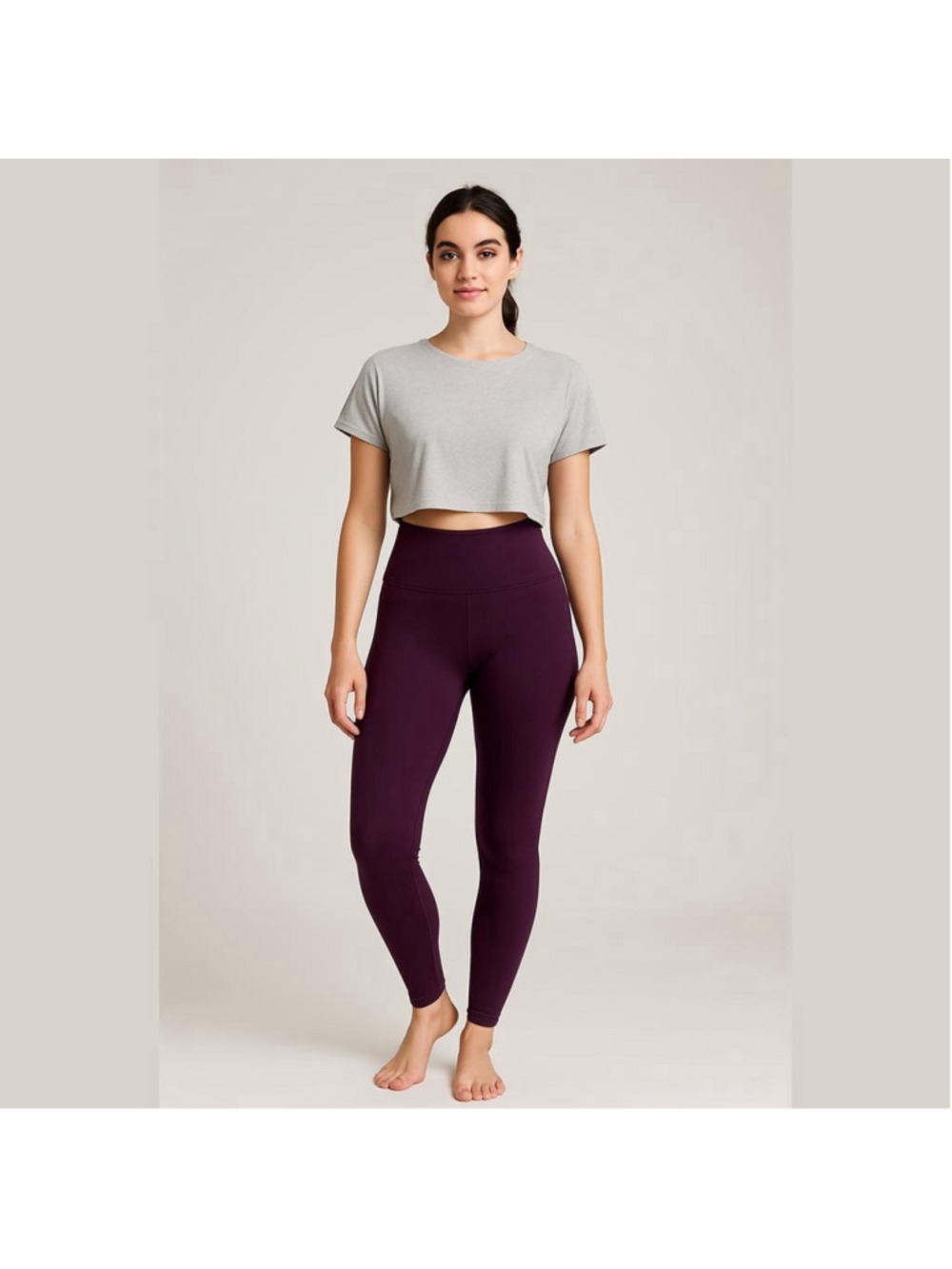 Knix Deep Burgundy Leggings size medium